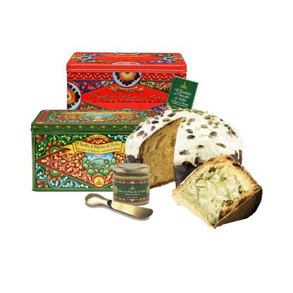 Fiasconaro Dolce & Gabbana Sicilian PISTACHIO PANETTONE .